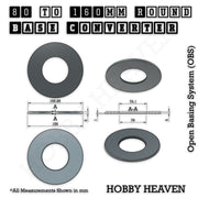 Round Bases Size Converters Round to Round 3d Print Full Range - Only-Games