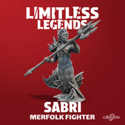 Merfolk Fighter - Sabri - Only-Games