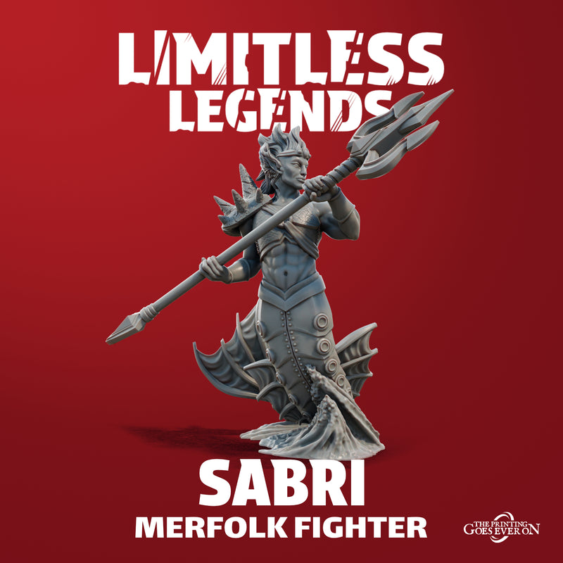 Merfolk Fighter - Sabri - Only-Games