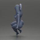 Naked Fit girl in sitting on a sofa - Only-Games