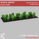 [Block Army] Block Grunts x20 - Only-Games