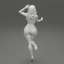 Beautiful Girl Stylish Bikini Portrait Posing Sandy Beach - Only-Games