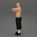 gangster standing in cropped trousers with sunglasses - Only-Games