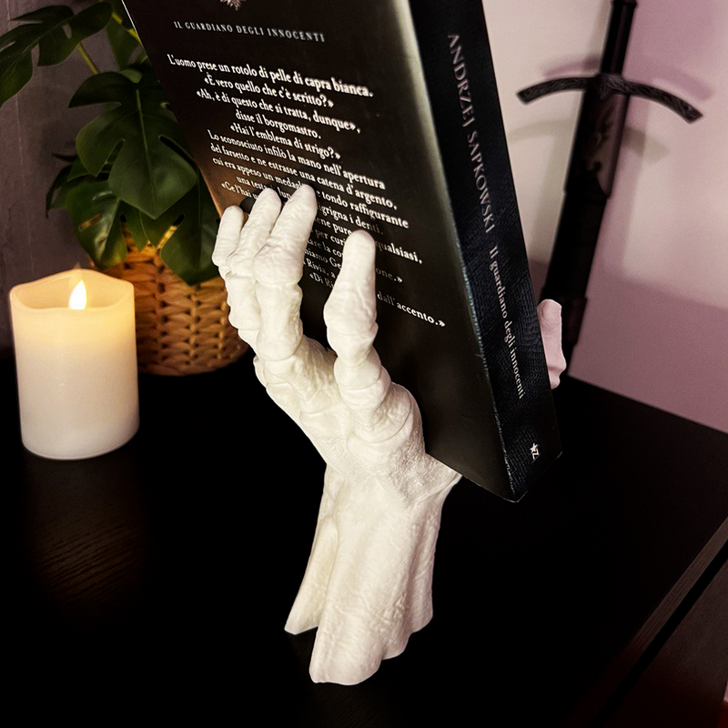 Skeleton Hand Book Holder - Only-Games