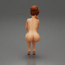 Naked Girl sitting and enjoying - Only-Games