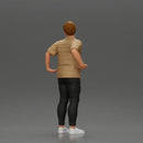 handsome, happy man in shirt is pulling his girlfriend on his back - Only-Games