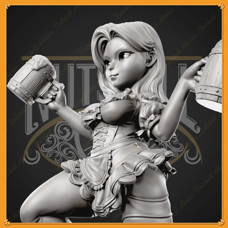 Nutshell Atelier - Chibi Barmaid -NSFW - Only-Games