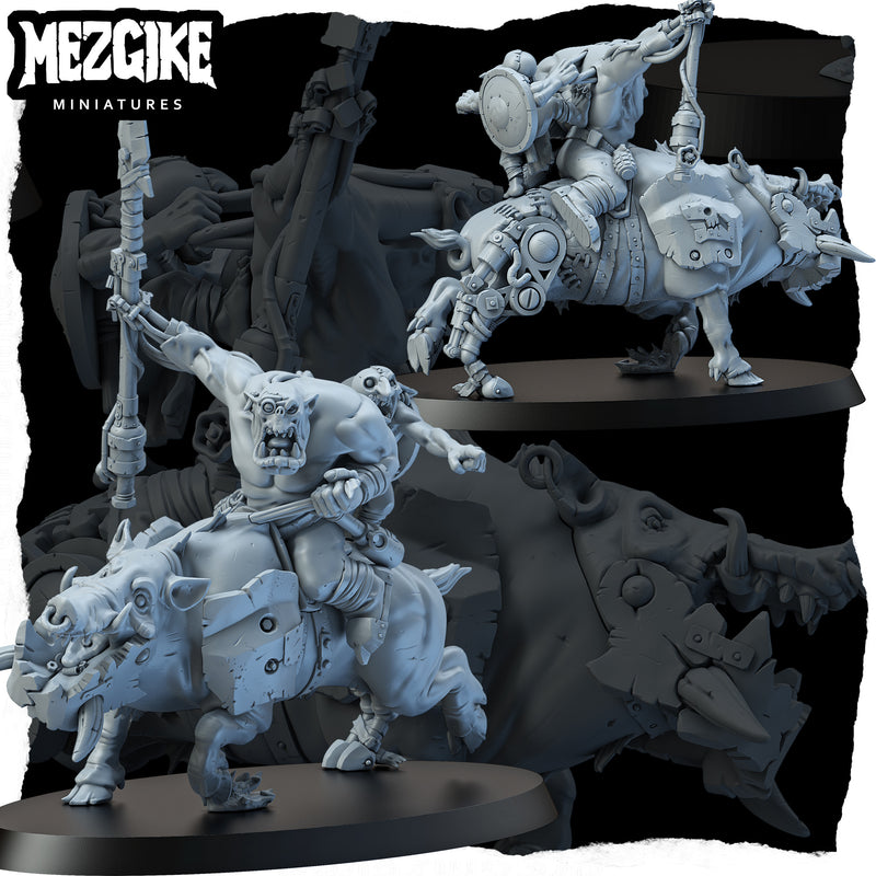 Pig boy riderz mob 'A' (4 physical miniatures)