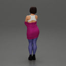 pretty girl with short hair posing in a sweater - Only-Games