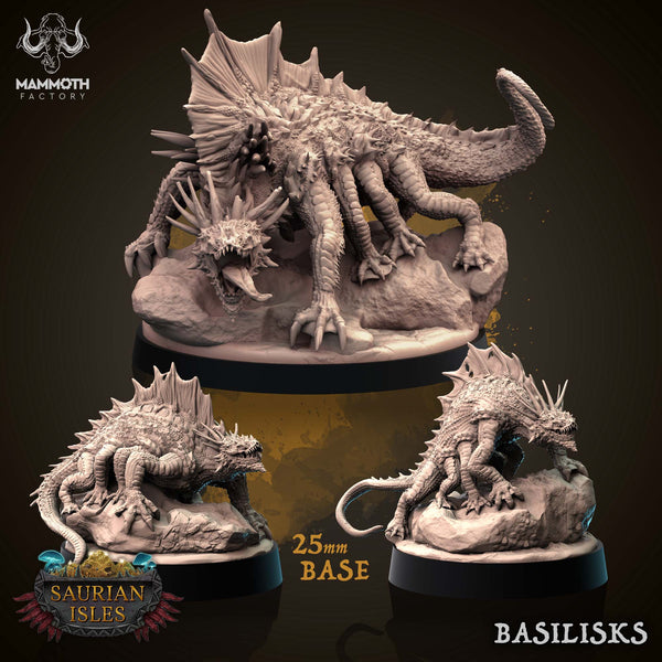 Basilisk Pack with resin bases