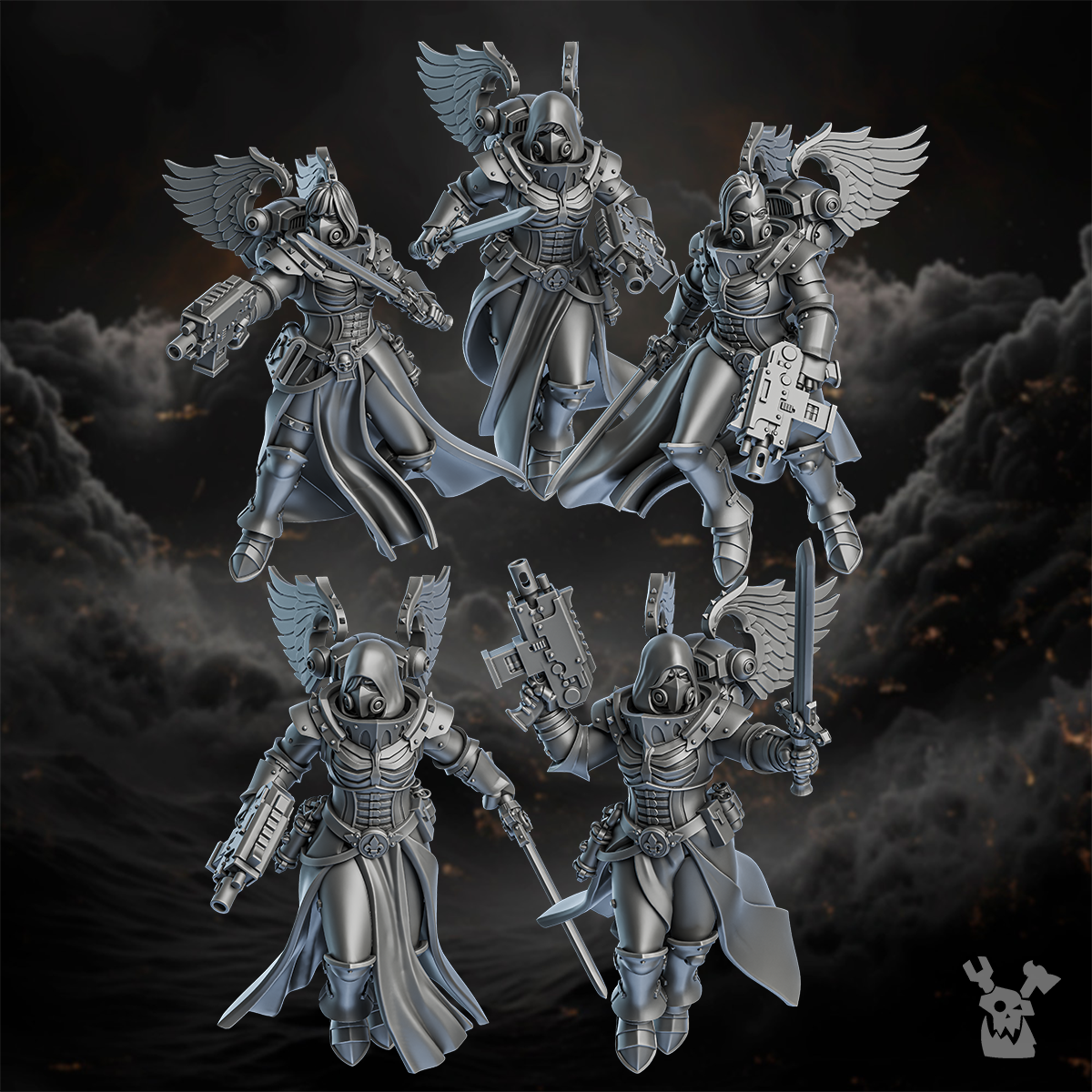 Retribution Angels Squad x5 - DakkaDakka.Store - Miniatures by Only ...