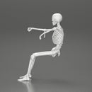 Skeleton with arm on window driving the car - Only-Games