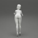 Naked woman washing car with sponge - Only-Games