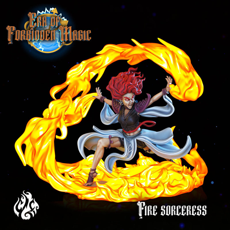 Fire Genasi Sorceress - Only-Games