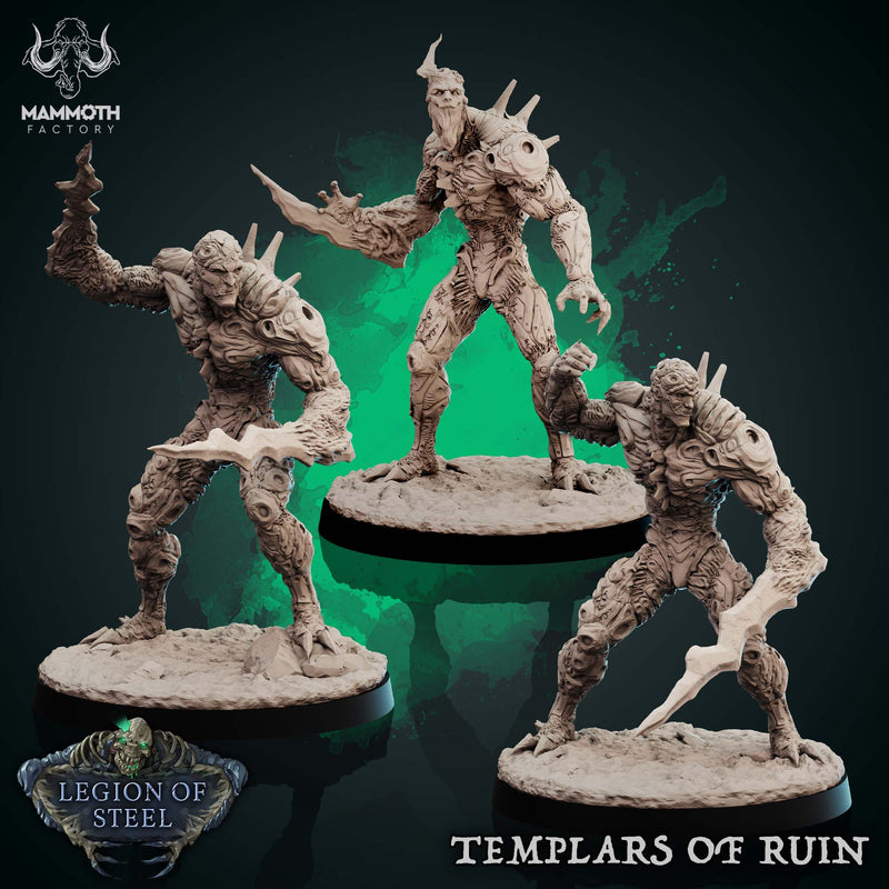 Templar of Ruin Pack with Resin Bases