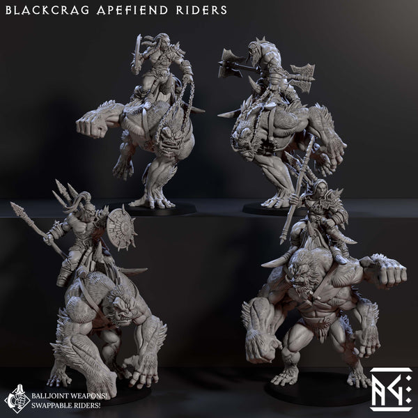 Blackcrag Apefiend Riders (Blackcrag Orcs) - Only-Games