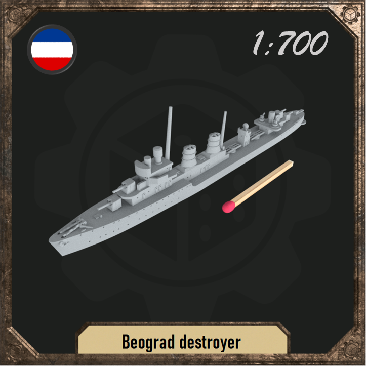 1/700 Beograd destroyer - Only-Games