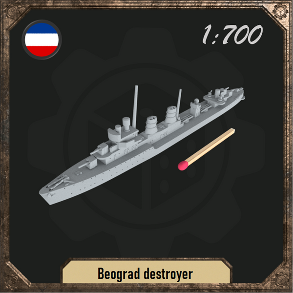 1/700 Beograd destroyer