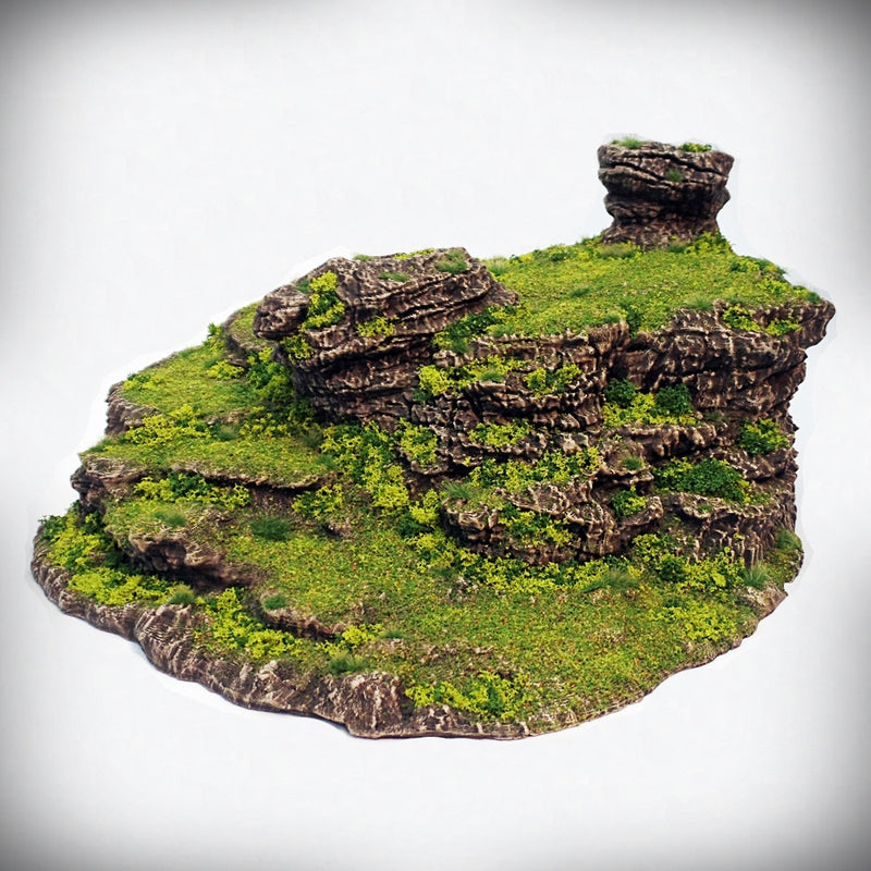 Stepped Spiral: Dynamic Hills Terrain Set - Only-Games