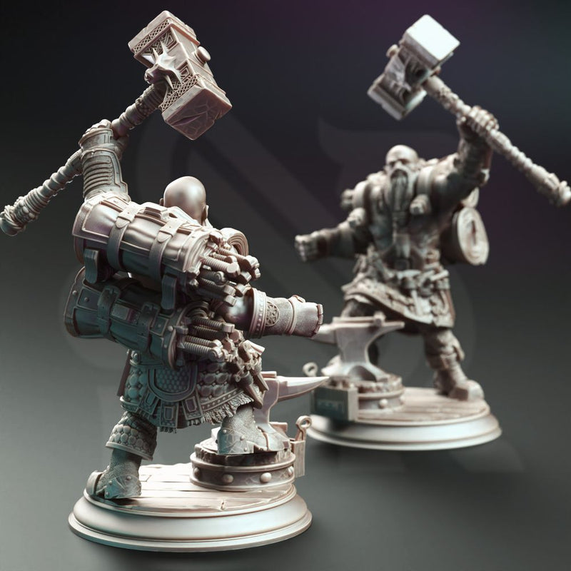 Dwarven Battle Blacksmith - Lochren Ishtrak Hammerfist - Only-Games