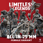 Limitless Legends - 75mm - All In - Female - Only-Games