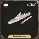 1/1200 Beograd destroyer - Only-Games