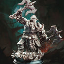 Dark Dwarf Berserker Barbarian - Korthart the Hateful Heart - Only-Games