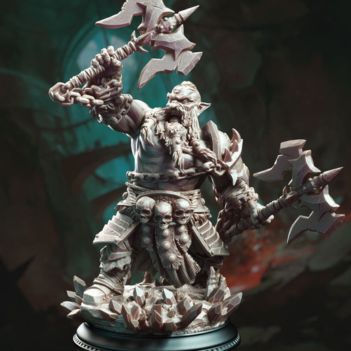 Dark Dwarf Berserker Barbarian - Korthart the Hateful Heart - Only-Games