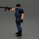 Military precision A man with tactical mastery holding a gun with one hand aimed at the enemy - Only-Games