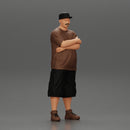 Fat Gangster in cap folding one's arms - Only-Games