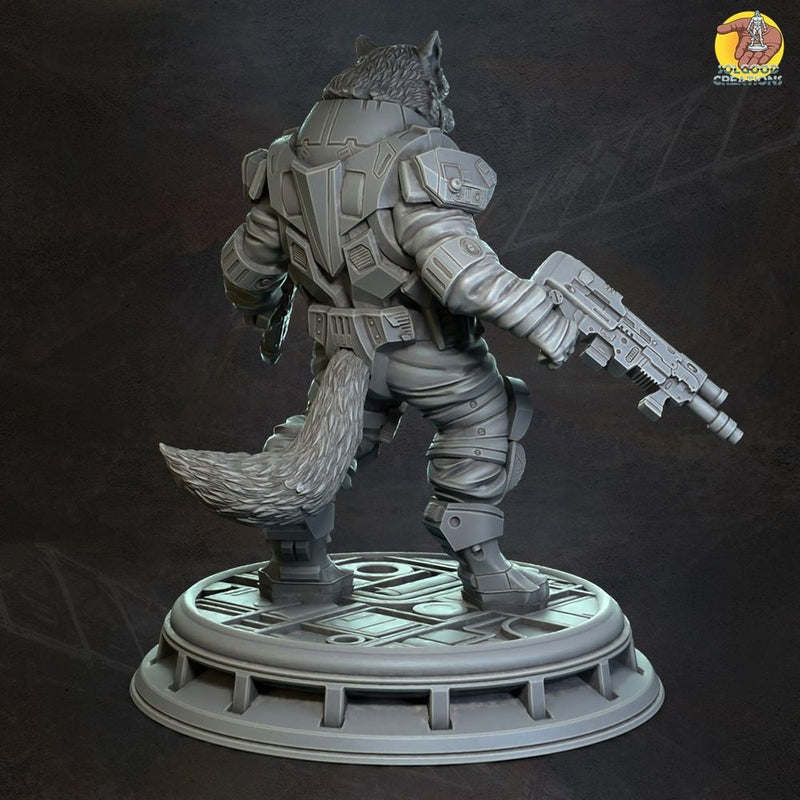 Brock Carnage, Wolfman Soldier - Standing