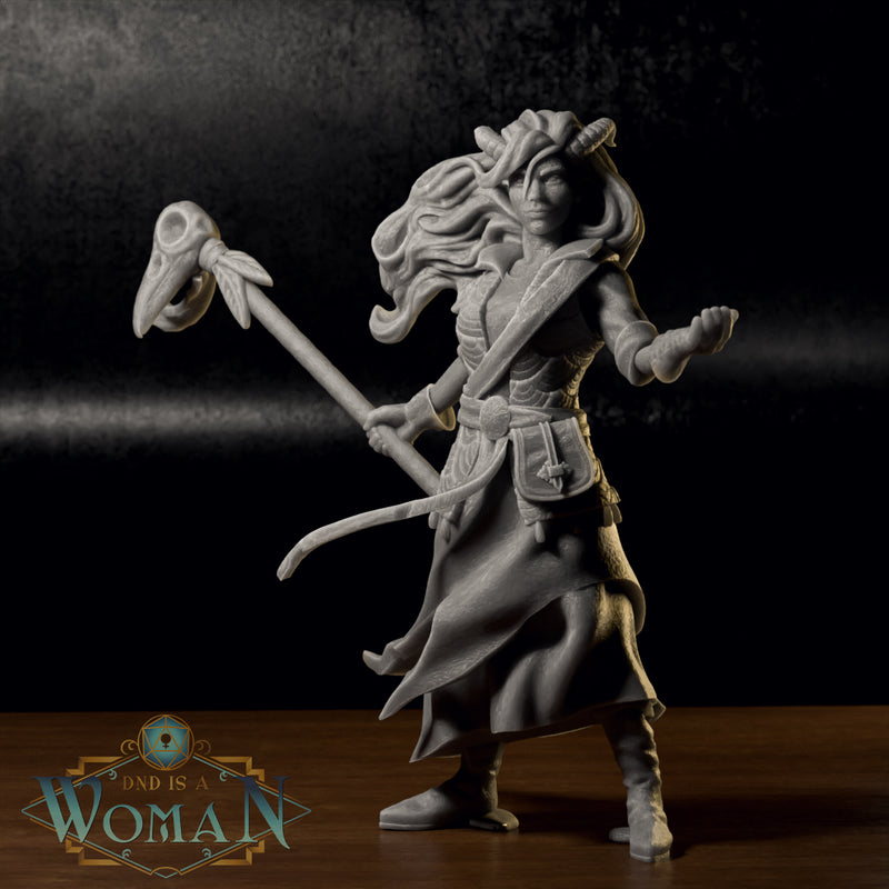 Tiefling Warlock - Nithlia - 28mm / 32mm / 75mm - Only-Games