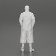 gangster standing in short and open shirt with sunglasses - Only-Games