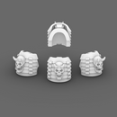 Cyber Samurai V7 Bushi Shoulder Pads Type D - Only-Games