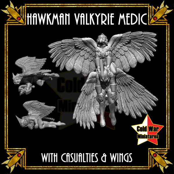 Hawkman Valkyrie Medic and Casualties (wings) - Only-Games