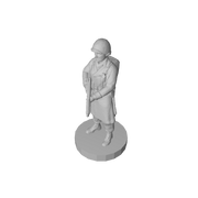 3D Printed US Soldier in Winter Coat Pose 2 (x10) - Only-Games
