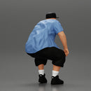 Fat Gangster sitting and thinking - Only-Games