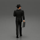 Businessman Walking and Holding His Briefcase - Only-Games