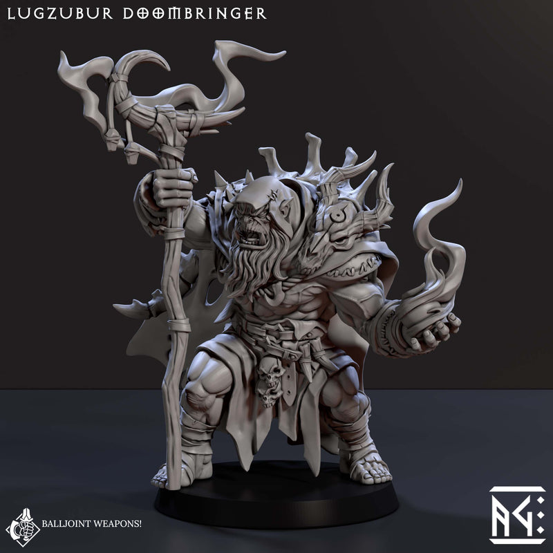 Lugzubur Doombringer - Orc Warlock (Blackcrag Orcs) - Only-Games