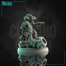 (0182) Male goblin bard musician with a big horn - Only-Games