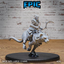 Dark Elf Panther Mount Rider Set - Only-Games