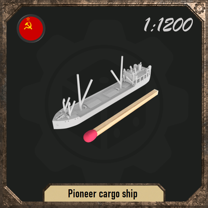 1/1200 Pioneer cargo ship