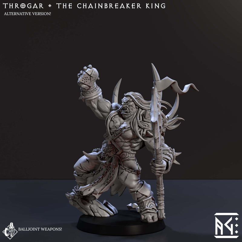 Throgar - The Chainbreaker King (Blackcrag Orcs) - Only-Games