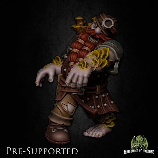 Zombie Miner 1 [PRE-SUPPORTED]  Dwarf Infected - Only-Games