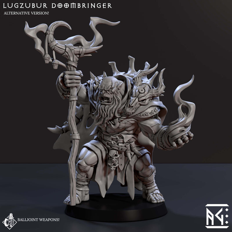 Lugzubur Doombringer - Orc Warlock (Blackcrag Orcs) - Only-Games