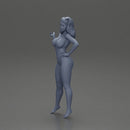 naked woman with sunglasses in her hai - Only-Games