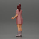 Young Beautiful Girl wearing long Shirt and boots Surprised - Only-Games