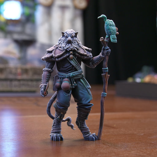 Gruffudd of Tremorrew - Pre-coloured - Leonin Druid - Only-Games