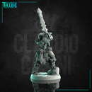 ( 0222 ) Female Warforged Barbarian with a two hands sword - Only-Games