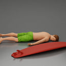 Surfer washed ashore after drowning thrown by the sea - Only-Games